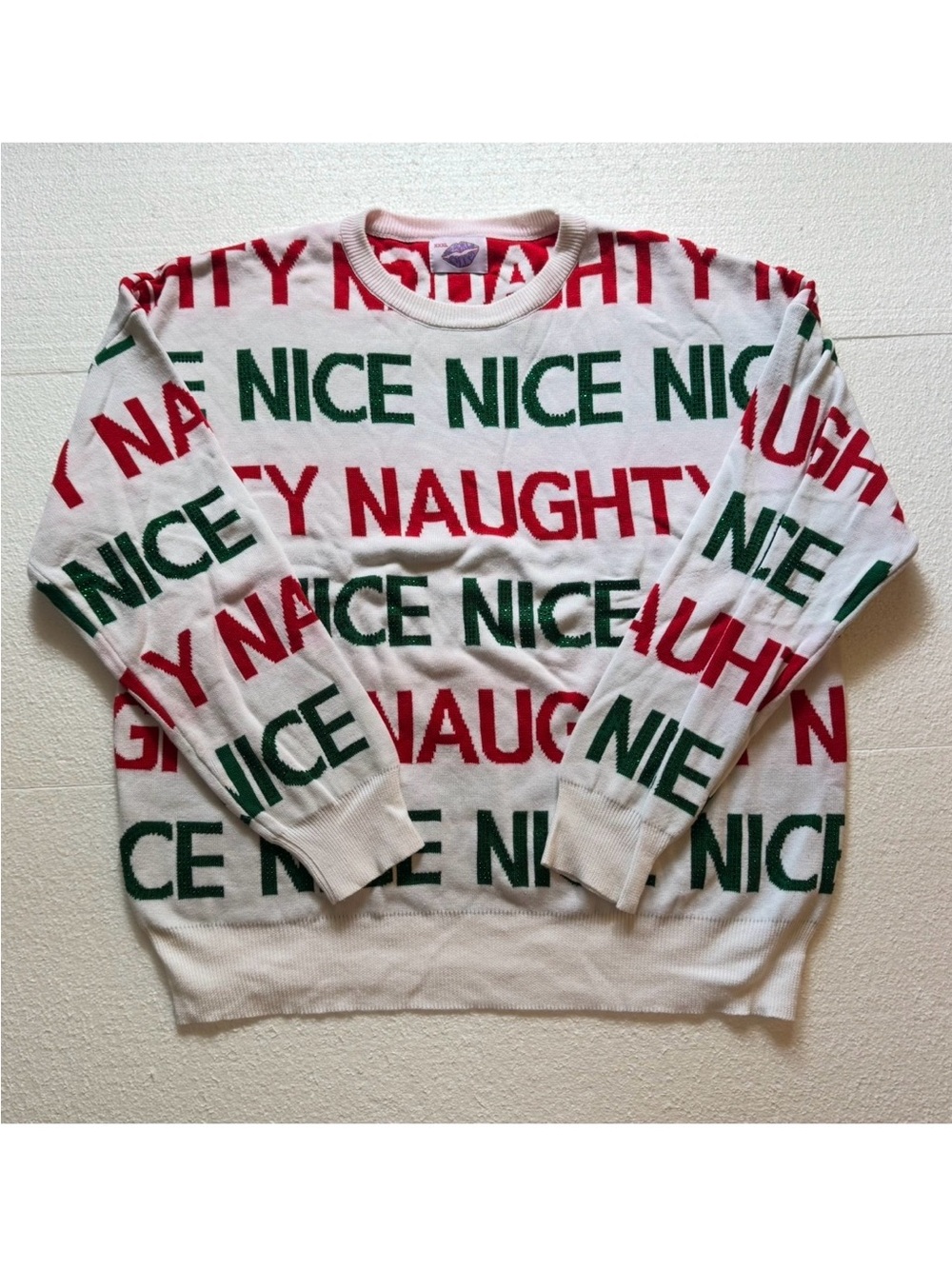 Sparkle City Bedazzled Christmas Sweater Women's 3XL